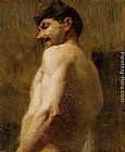 Bust of a Nude Man by Henri de Toulouse-Lautrec